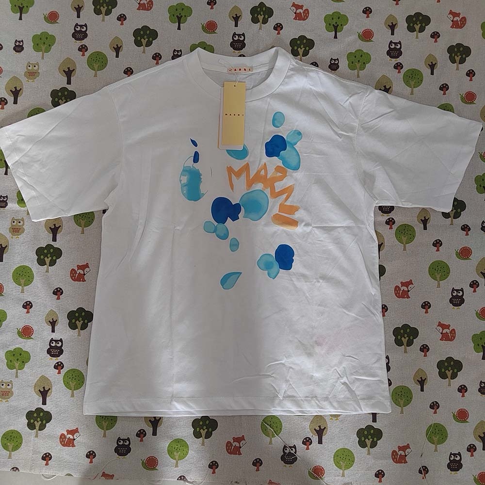 Marni Logo-Print Cotton T-Shirt